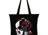 Plátěná taška Tote bag Skull Headphone  