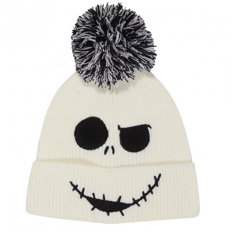 Čepice/Kulich Nightmare Before Christmas – Jack Face Jumbo WHITE  