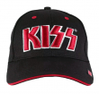 Kšiltovka/čepice KISS - RED ON WHITE LOGO - Rock Off KISSCAP03   