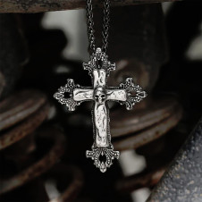 Přívěsek chirurgická ocel SKULL CROSS