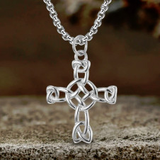 Přívěsek chirurgická ocel keltský merovejský kříž Celtic Cross 2