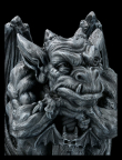 Dekorativní soška Gothic Gargoyle with sword 43cm  