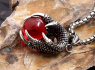 Přívěsek chirurgická ocel DRAK Vintage Dragon Claw RED  