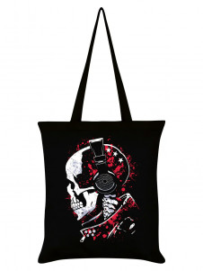 Plátěná taška Tote bag Skull Headphone