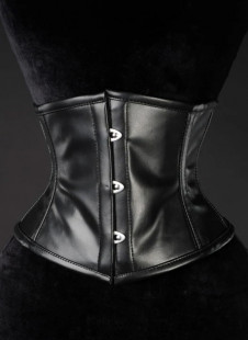 KORZET Faux Leather Waist Cincher