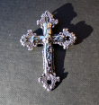 Přívěsek chirurgická ocel SKULL CROSS  