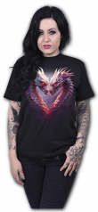 Unisex Tričko Spiral s drakem HEART OF DRAGONS  