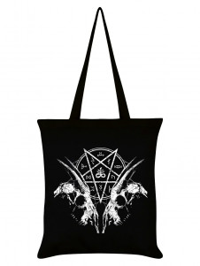 Plátěná taška Tote bag Goat hell pentagram