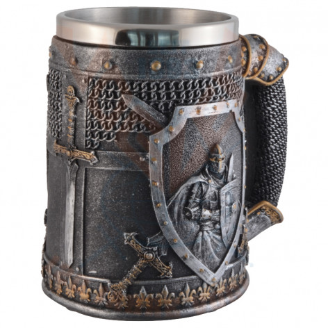 Půllitr korbel Knight Tankard with swords  