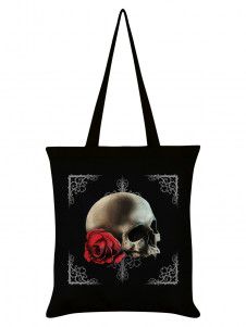 Plátěná taška Tote bag Lebka Cranial Rose