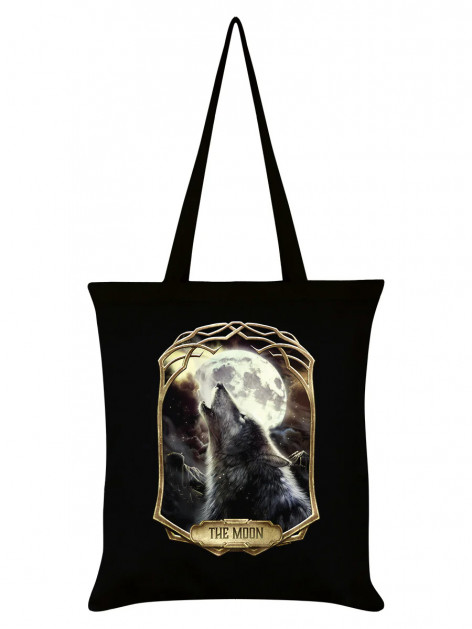 Plátěná taška Tote bag Tarot Obsidian - The Moon  