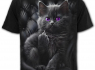 Gothic tričko Spiral KOČKA CATTITUDE XXXXL  