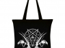 Plátěná taška Tote bag Goat hell pentagram  