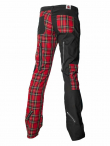 Kalhoty Freak Pants Tartan RED  