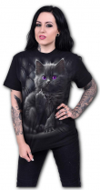 Gothic tričko Spiral KOČKA CATTITUDE XXXXL  