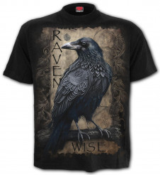 Metalové tričko Spiral HAVRAN RAVEN WISE XXXXL