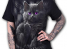 Unisex Tričko Spiral s kočkou CATTITUDE FM177698   