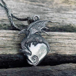 Přívěsek chirurgická ocel DRAK Gothic Dragon Heart  