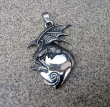 Přívěsek chirurgická ocel DRAK Gothic Dragon Heart  