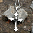 Přívěsek chirurgická ocel kříž Gothic Cross  