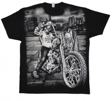 Motorkářské tričko BAD BIKER FAN-T322