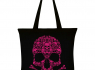 Plátěná taška Tote bag Pink Skull  